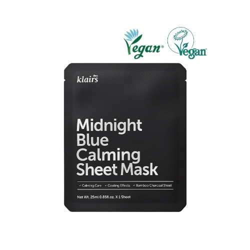 KLAIRS Midnight Blue Calming Sheet Mask 25ml*10ea