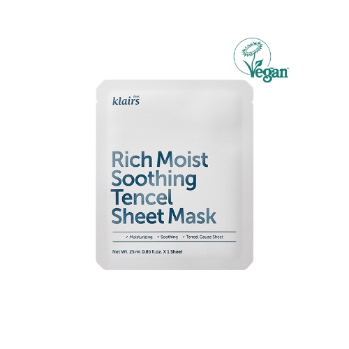 KLAIRS Rich Moist Soothing Tencel Sheet Mask 25ml*10ea