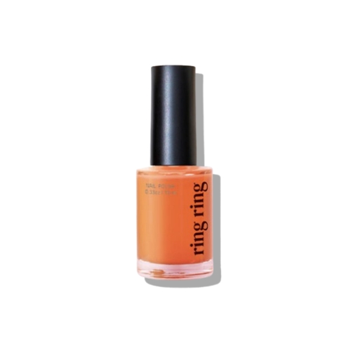 DAISO ring ring Solid Nail 10ml #Orange Sunset