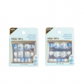 DAISO T.I.T.A Press Pedi Tip 14pcs #Blue Big Parts (Slim/Wide)