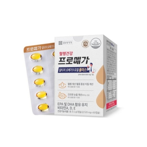 Jonggeundang Promega Omega3 Dual Plus 520mg*60capsule