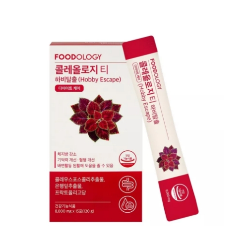 FOODOLOGY Coleology Tea Pro Hobby Escape 8,000mg x 15 Sticks (15-day supply)