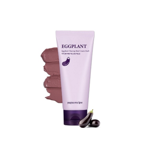 papa recipe Eggplant Clearing Mud Cream Mask 100mL