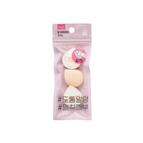 DAISO Finger Puff 3pcs