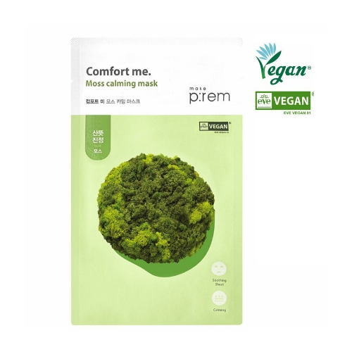 makeprem Comfort Me Moss Calming Mask Sheet 10ea