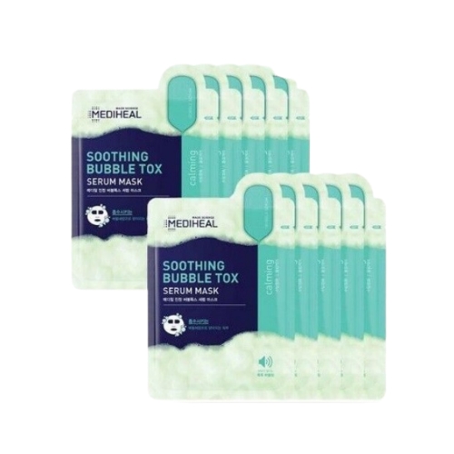 MEDIHEAL Soothing Bubble Tox Serum Mask 30ml*10EA