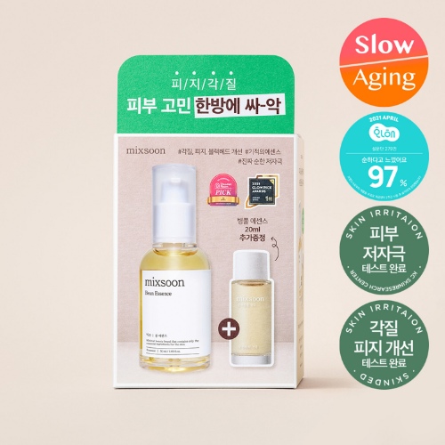 mixsoon Bean Essence 50mL (+Centella Asiatica Essence 20mL)