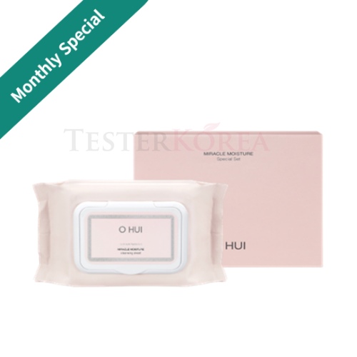 OHUI Miracle Moisture Cleansing Sheet Special Set