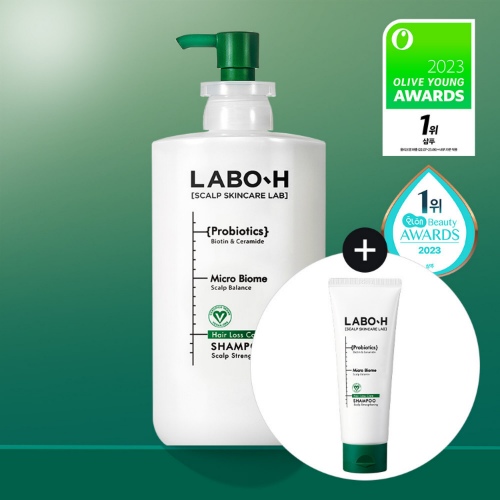 LABO-H Hair Loss Care Shampoo Scalp Strenghtening 750ml Set (+100ml)