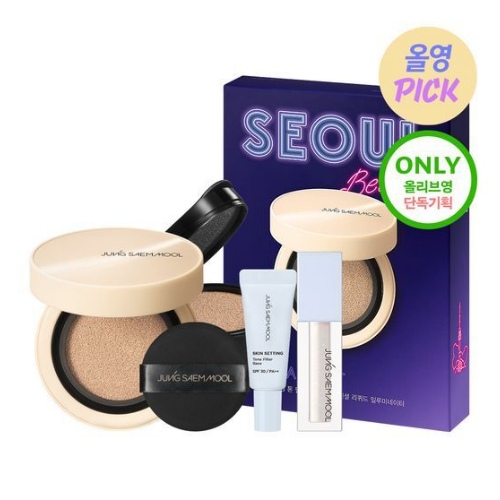 JUNGSAEMMOOL Essential Skin Nuder Long Wear Cushion (refill included) 14gx2ea (4Color)