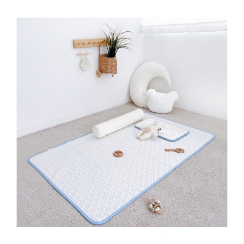 Ma lolotte Baby Pad Cool mat #snow flake blue size : 64*120