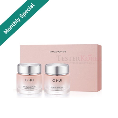 OHUI Miracle Moisture Ceramide Boosting Cream Duo Special