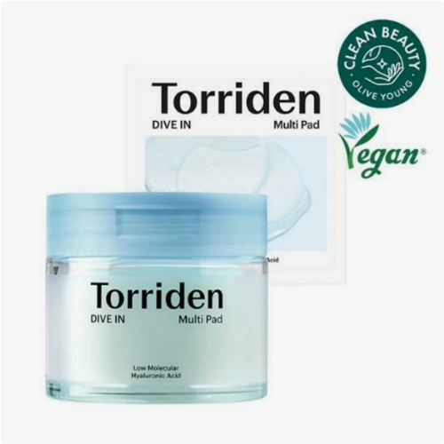 Torriden Dive In Low Molecular Hyaluronic Acid Multi Pad 80 Pads (+10 Pads) Special Set