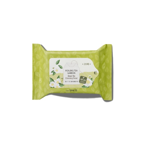 THE SAEM Healing Tea Garden Green Tea Cleansing Tissue 20EA