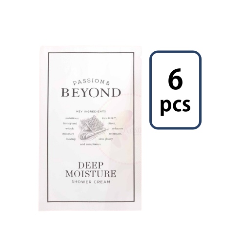 Byeond Deep Moisture Shower Cream Sachet 6pcs