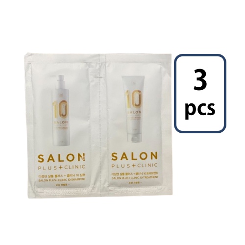 Misenscene Salon Plus Clinic 10 Colorful Shampoo + Treatment Sachet 3sets