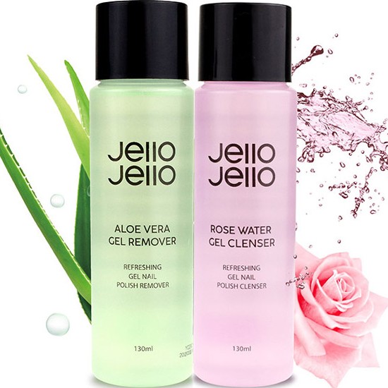 Jello Jello Gel Nail Remover + Gel Nail Cleanser Set