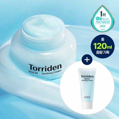 Torriden Dive In Soothing Cream 100mL Special Set (+20mL)