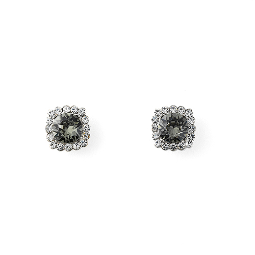 Crystal POINT SQURE earring