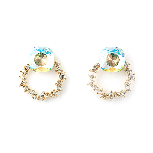 Opulent Square Stud earring