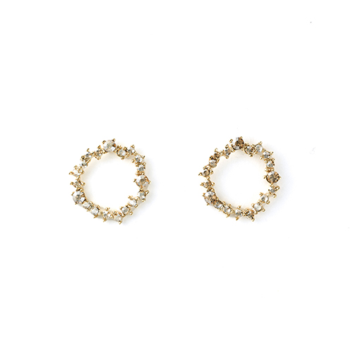 Crystal BLISS CIRCLE earring