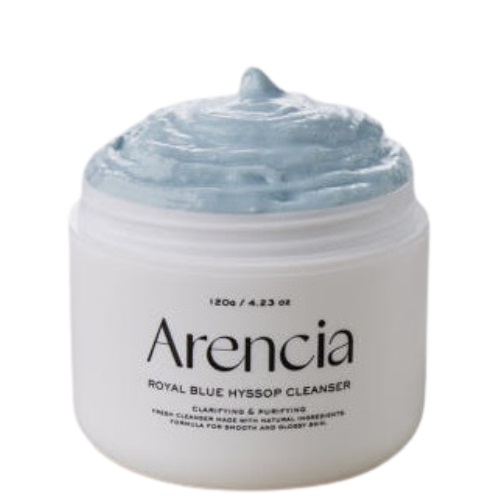 arencia Blue Hyssop Rice Mochi Cleanser 120g