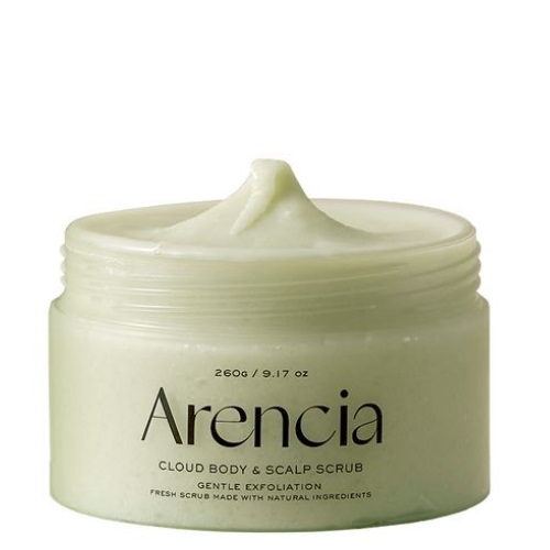 arencia Fresh Cloud Body & Scalp Scrub (Geranium & Prim Rose) 260g