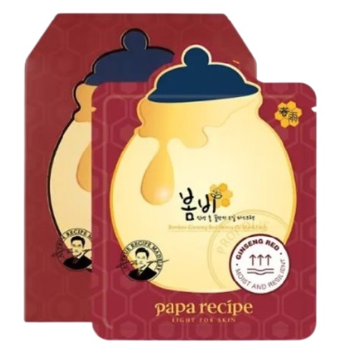 papa recipe Bombee Ginseng Red Honey Oil Mask Pack 25gx10ea