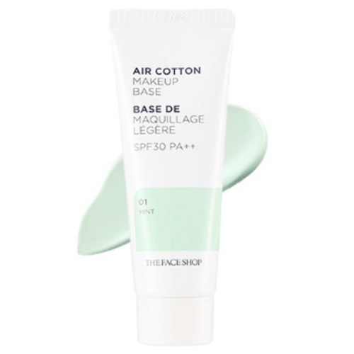 THE FACE SHOP Air Cotton Makeup Base SPF30++ 35g #01 Mint