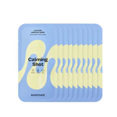 Mamonde Calming Shot Azulene Ampoule Mask 23ml* 10pcs.