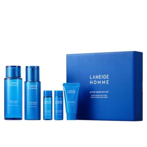 LANEIGE Homme Active Water 2items Set (skin180ml+moisturizer125ml)