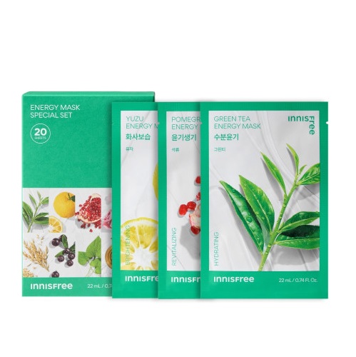 INNISFREE Energy Mask Special Set (20sheet)