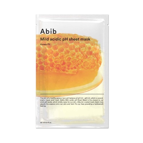 ABIB Mild acidic pH sheet mask Honey Fit 30ml