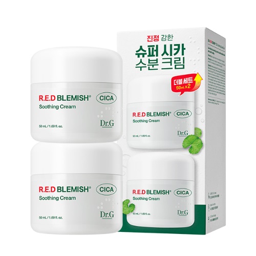 Dr.G R.E.D Blemish CICA Soothing Cream 50ml Duo Set