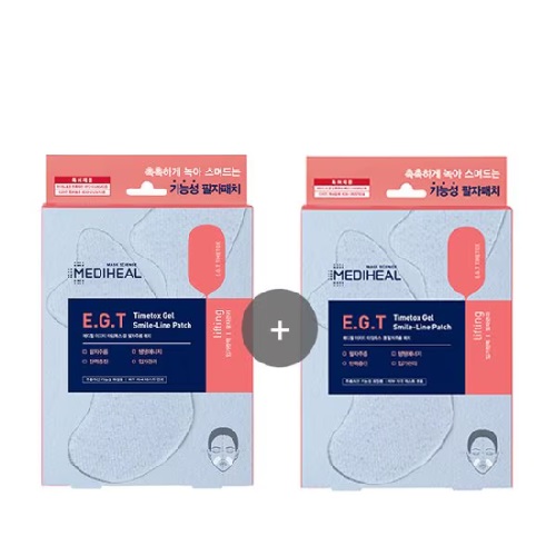 MEDIHEAL [1+1] E.G.T Timetox Gel Smile-Line Patch (1.37g X 2 sheets/5 times) 