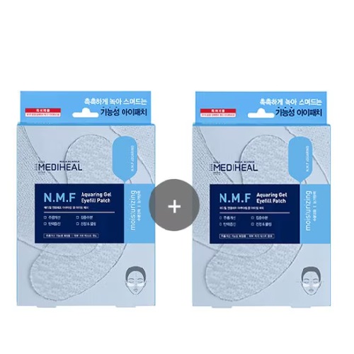 MEDIHEAL [1+1] N.M.F Aquaring Gel Eyefill patch 2.84 g (1.42 g X 2 sheets) *5 servings