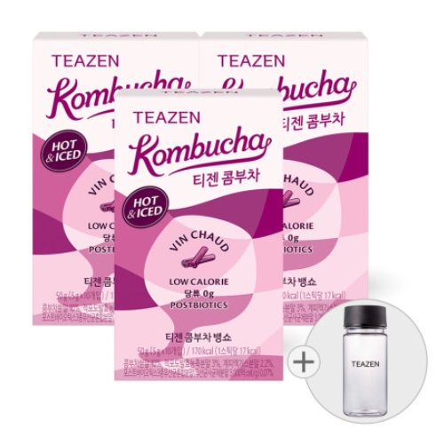 TEAZEN Kombucha Vin Chaud 10sticks*3boxs (including bottle)