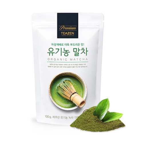 TEAZEN Organic Matcha 100g (100% Jeju Matcha)