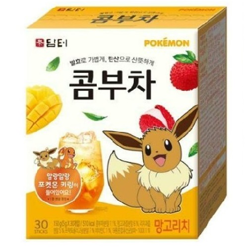 Damtuh Pokemon Kombucha Mango Lychee 30T