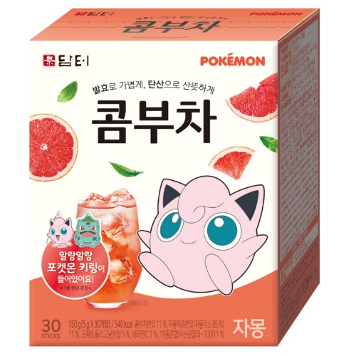 Damtuh Pokemon Kombucha Grapefruit 30T