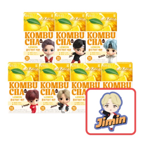 Damtuh Kombucha BT Lemon 10T Tinytan BTS Character Keyring 1 type random