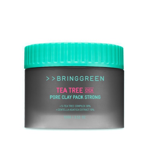 BRINGGREEN Tea Tree Cica Pore Clay Pack Strong 100g