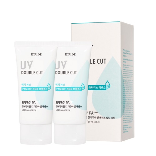 ETUDE UV Double Cut Aqua Sun Essence Duo Set (50ml+50ml) SPF50+ PA++++