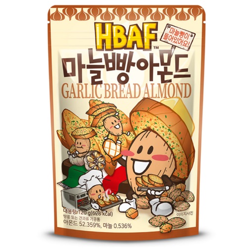 HBAF Garlic Bread Almond 120g