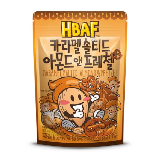 HBAF Caramel Salted Almond & Pretzel 120g