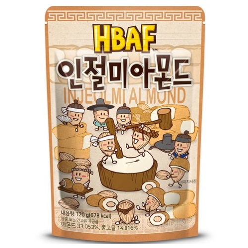 HBAF Injeol Mi Almond 120g