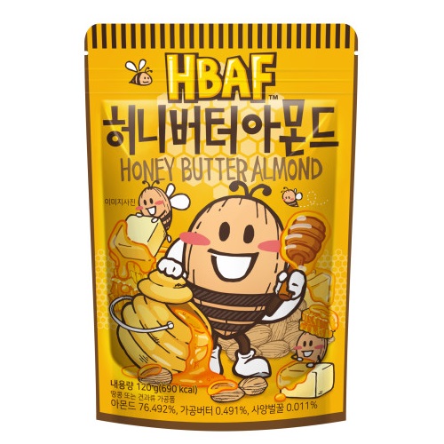 HBAF Honey Butter Almond 120g