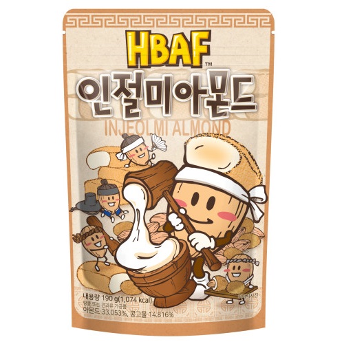 HBAF Injeol Mi Almond 190g