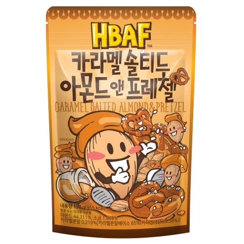 HBAF Caramel Salted Almond & Pretzel 190g