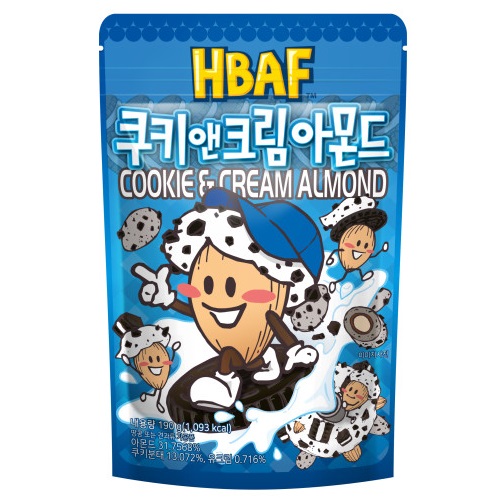 HBAF Cookie & Cream Almond 190g